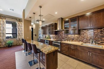 Vintage at the lakes clubhouse kitchen